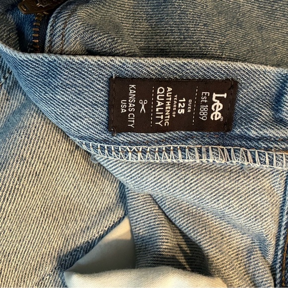 Vintage Lee Relaxed Fit Jeans 40x30 Light Wash USA Authentic 100% Cotton Denim - Picture 12 of 15